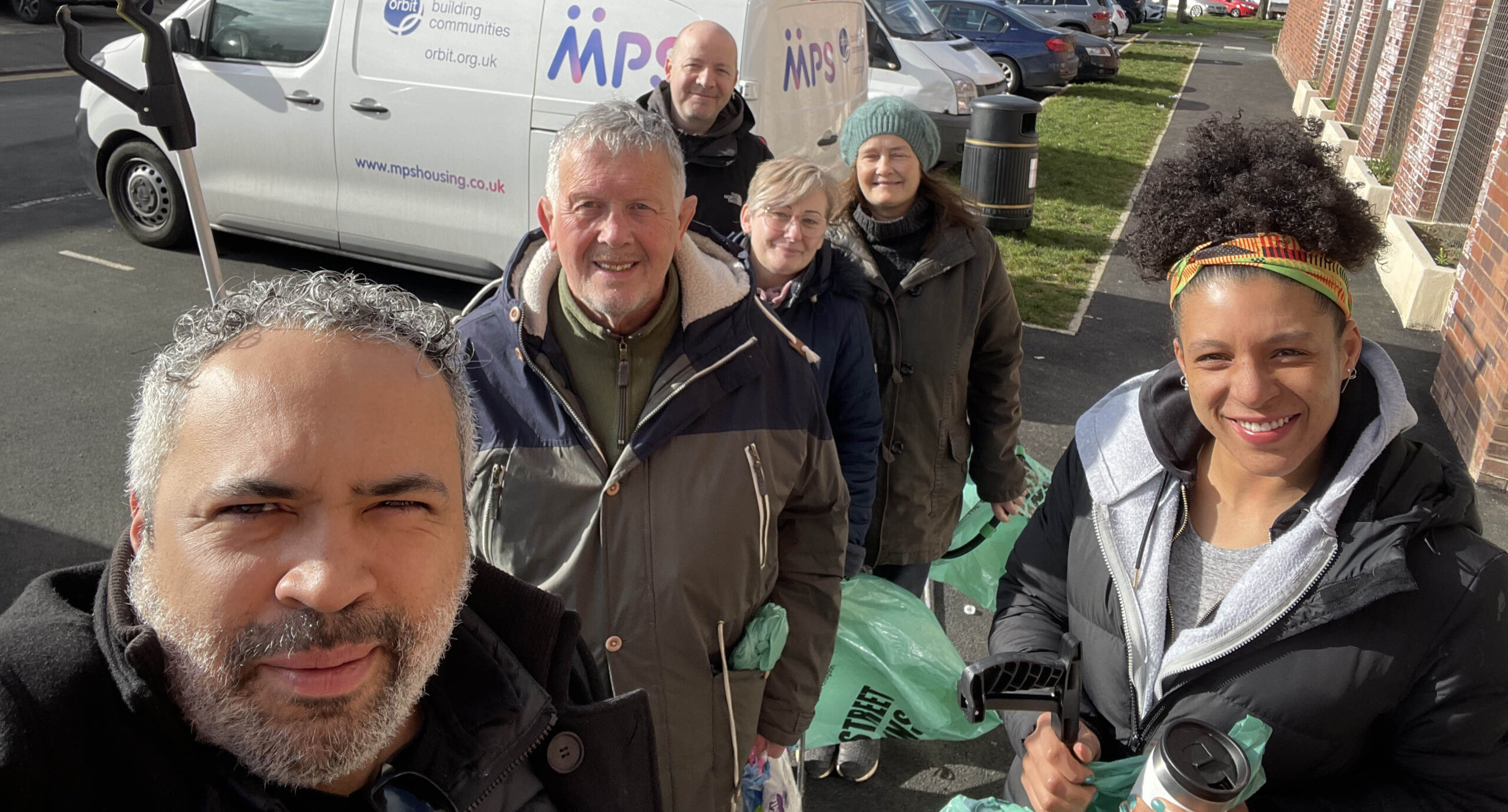 Ben Taylor and colleagues canvassing in Croydon South